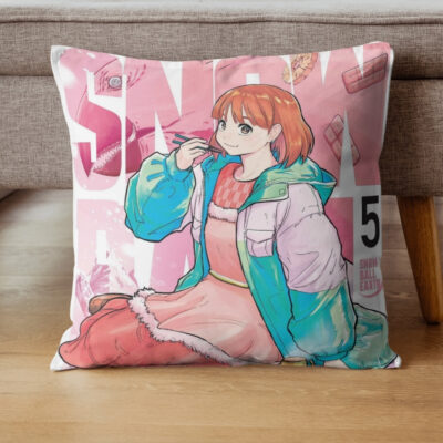 Hot Snowball Earth Hagane Takimura  Throw Pillow